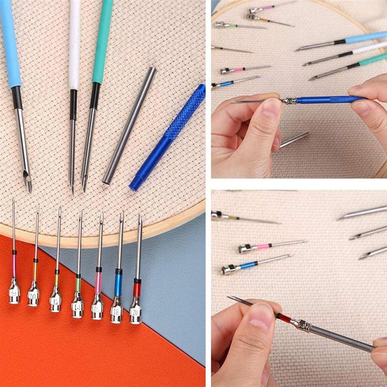 Embroidery | Comfortable Needle Set | Ergonomic & Versatile | ThreadEase