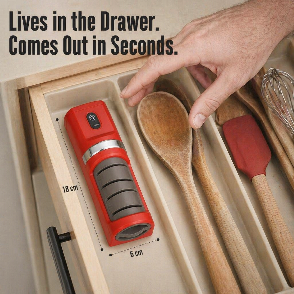 BladeCraft™ — Restore Dull Knives to Razor Sharpness in 30 Seconds