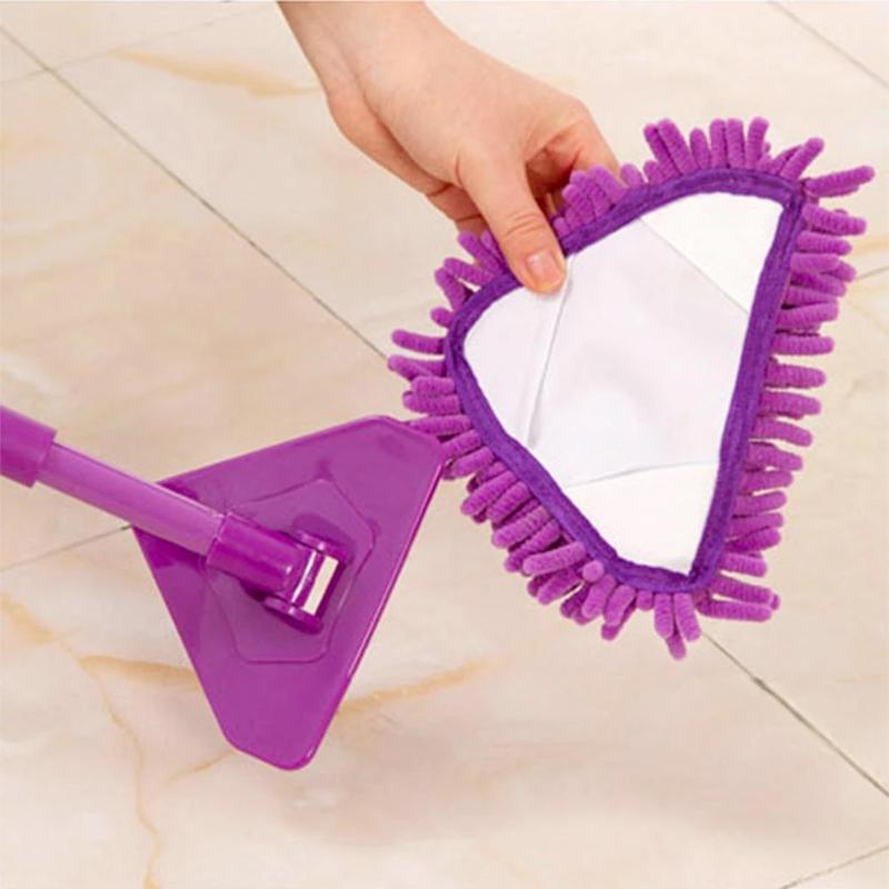 Triangular Mop with 180° Rotating Head for Easy Cleaning