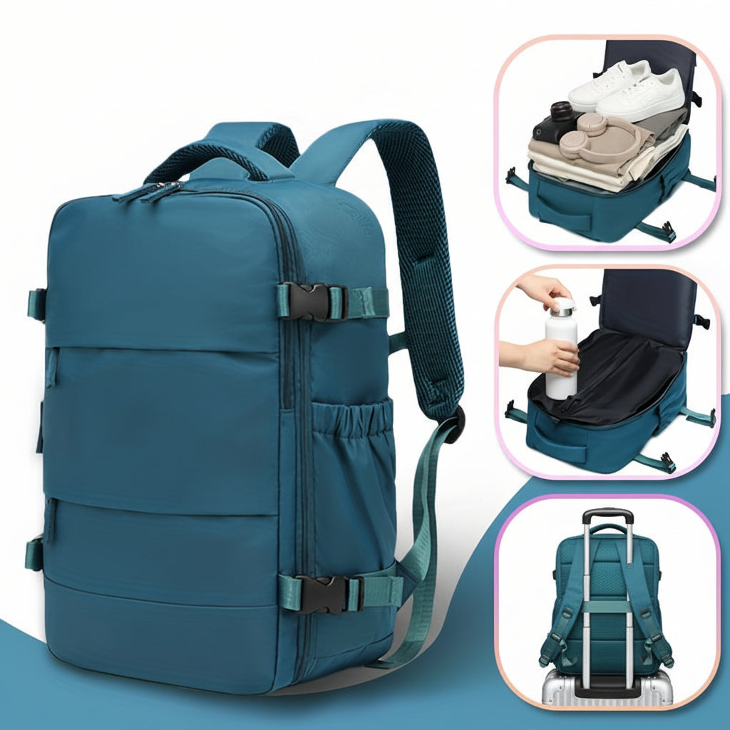 Compact Travel Vacuum Backpack Set for Effortless Packing
