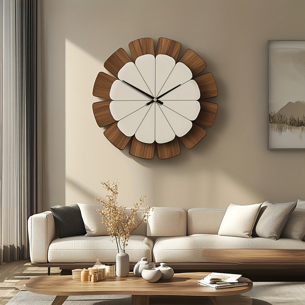 Serenity Circle – Elegant Silent Wooden Wall Clock