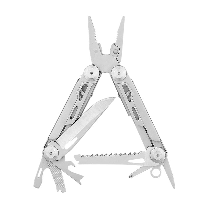 Compact Stainless Steel Multi-Tool with Pliers – 12 Functions