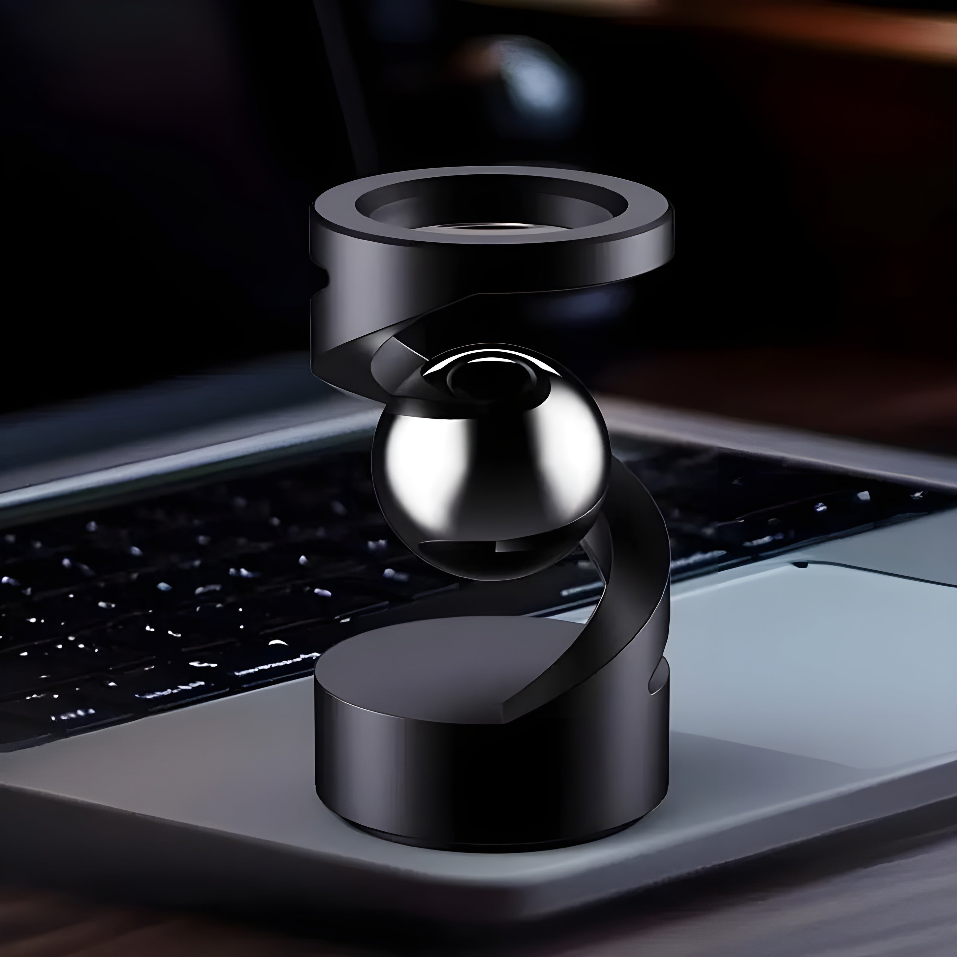 Stylish Floating Gyroscope - Stress Relief Desk Decoration