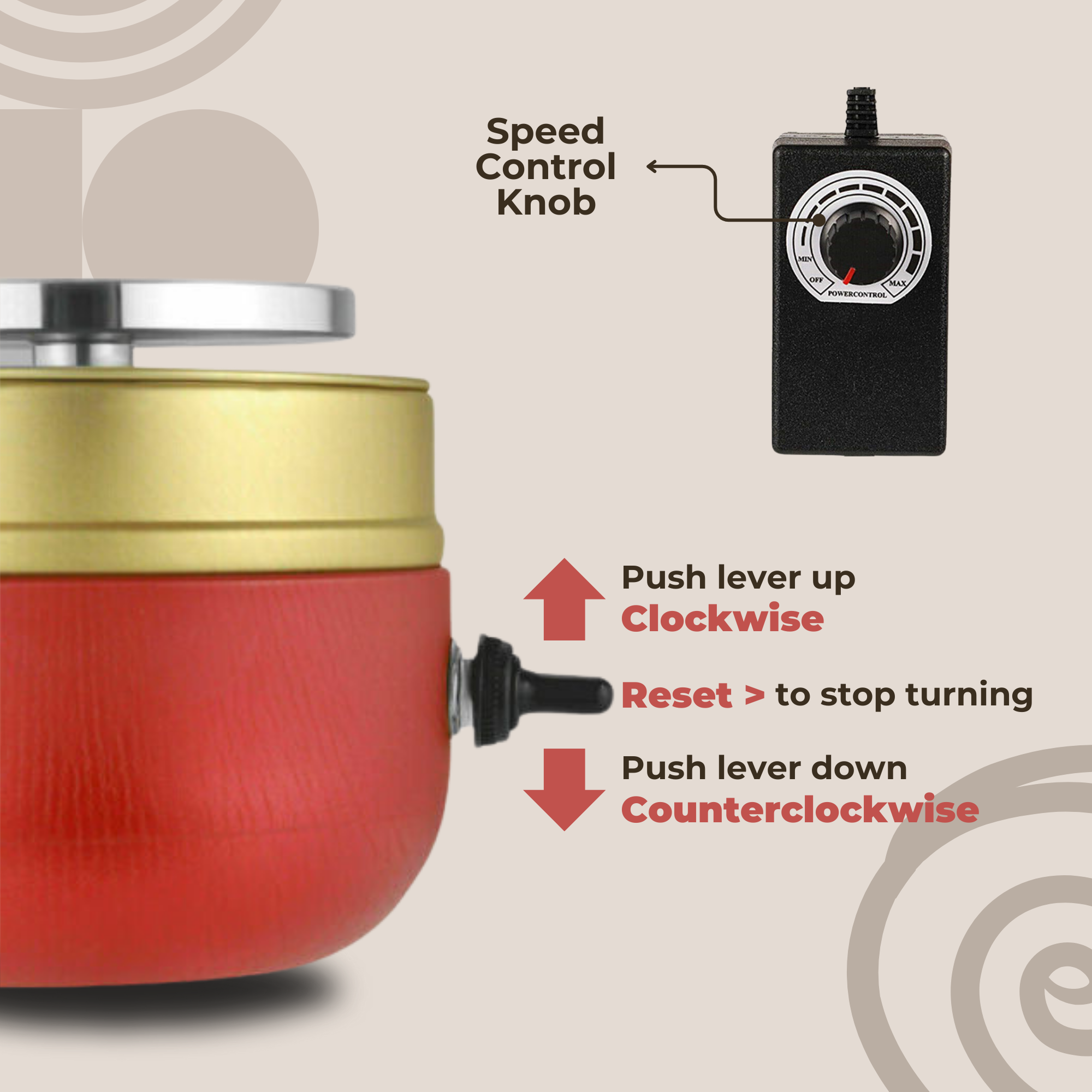 ClayCrafter™ Mini Pottery Wheel — Unlock Your Inner Artist with Quiet, Hassle-Free Creativity