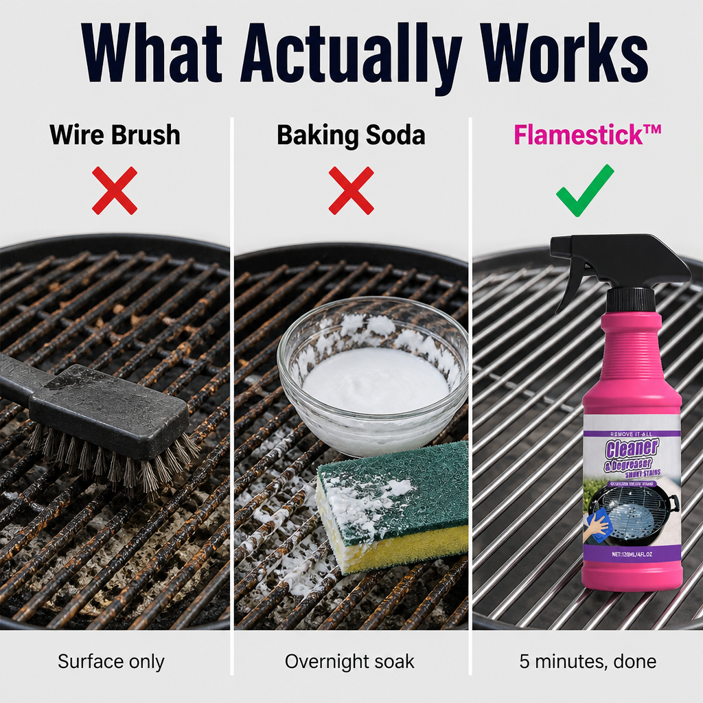 Flamestick™ — Remove Years of Stubborn Grease Without Scrubbing or Strong Fumes
