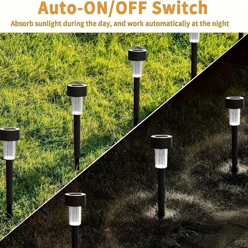 LUMORA - Elegant Solar Garden Path Lights Set of 12