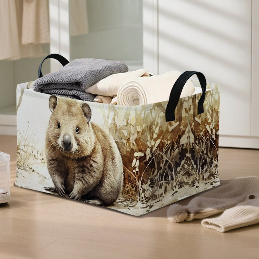 Wombat Haven – Stylish Storage Basket for Organized Living
