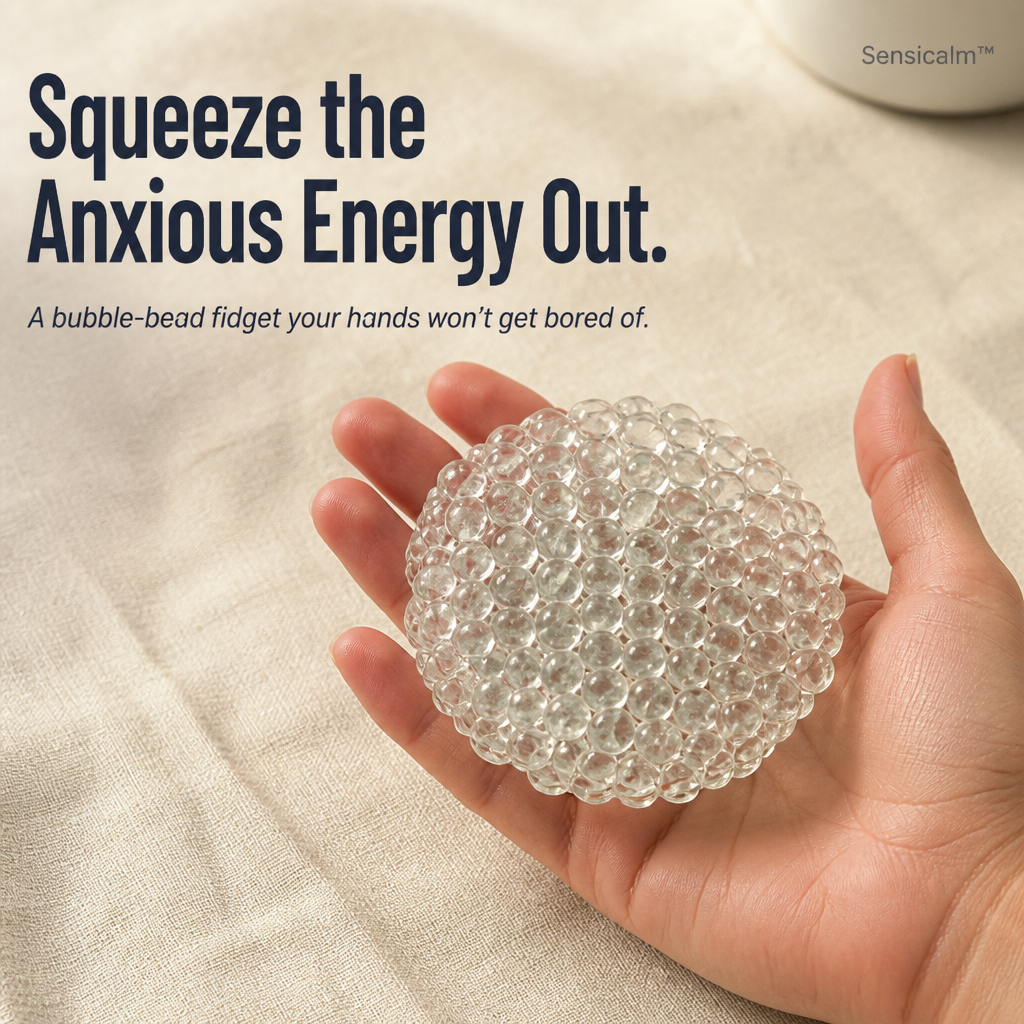 Sensicalm™ — Press Away the Nervous Energy and Glide Back to Focus | Sensory Bubble Ball