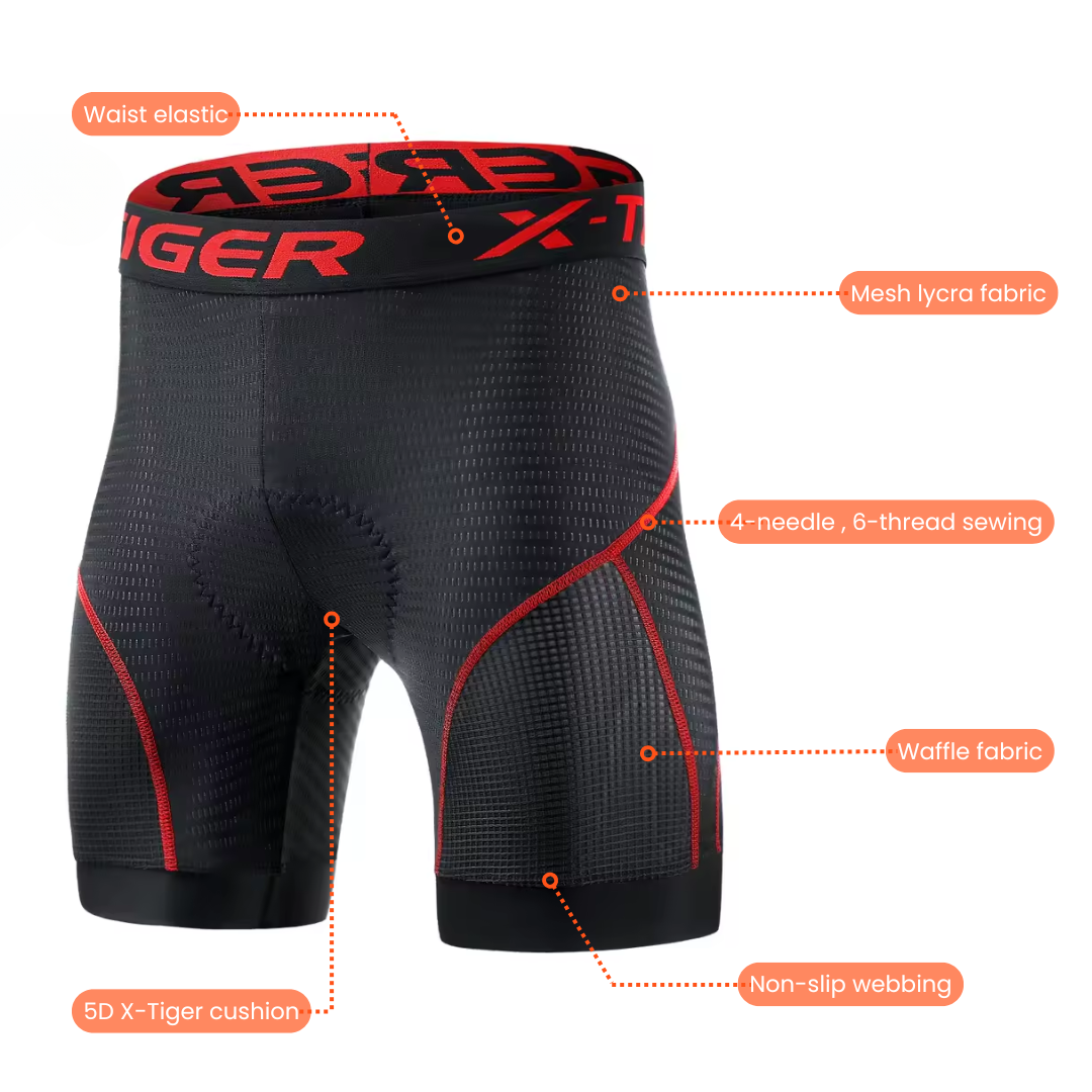 Short Cycling Tights – Enhanced Comfort with Gel Padding