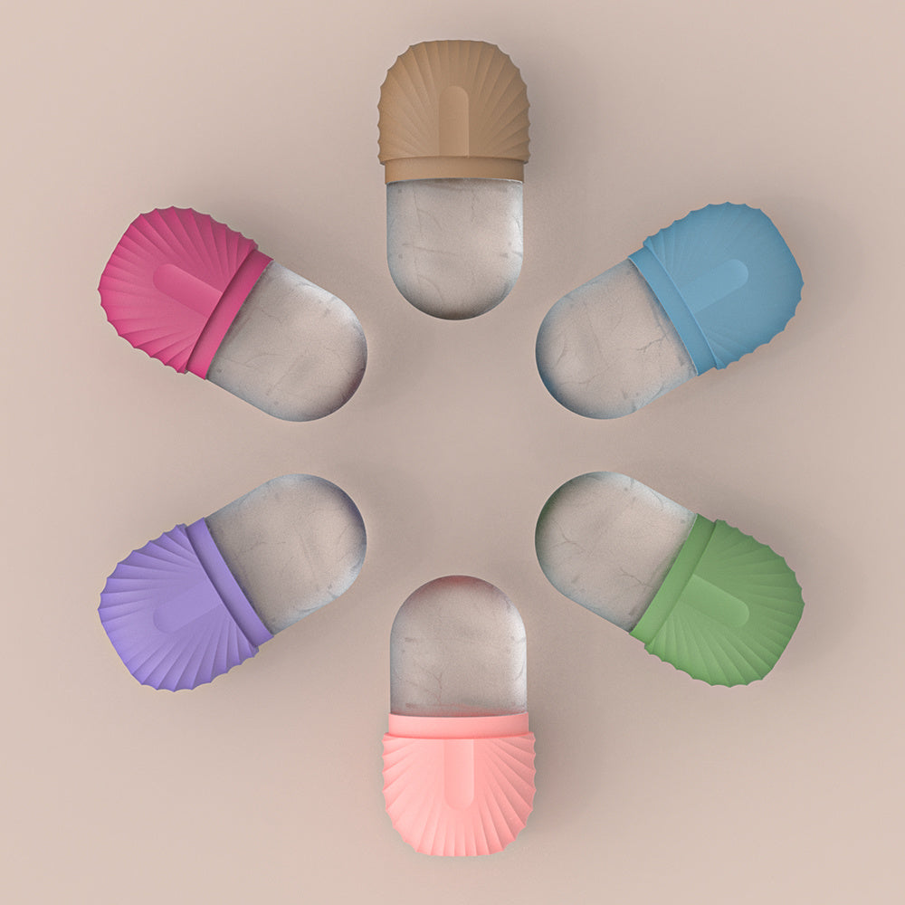 ChillGlow - Reusable Facial Roller with Ice Cube for Refreshing Relief