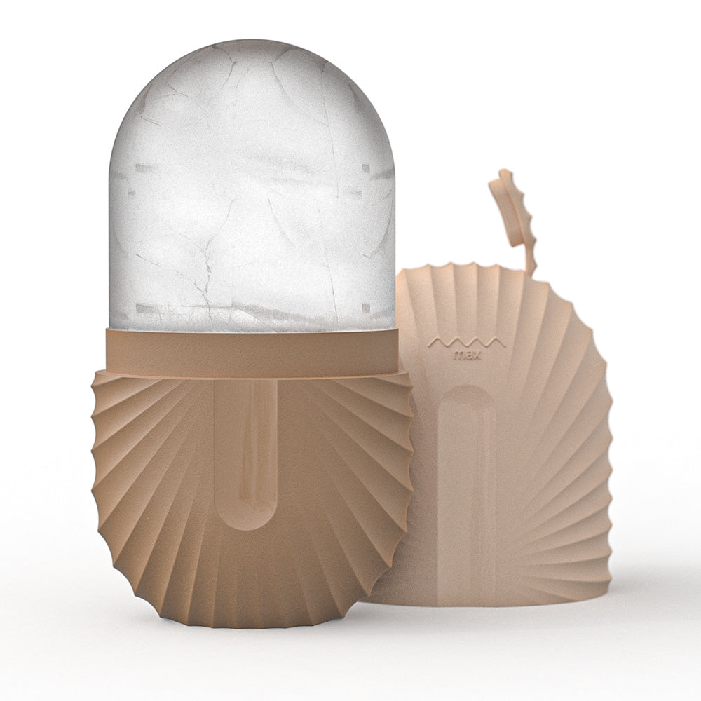 ChillGlow - Reusable Facial Roller with Ice Cube for Refreshing Relief