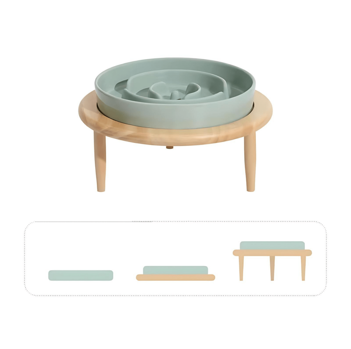 Stylish Ceramic Pet Bowl for Healthy Feeding Habits