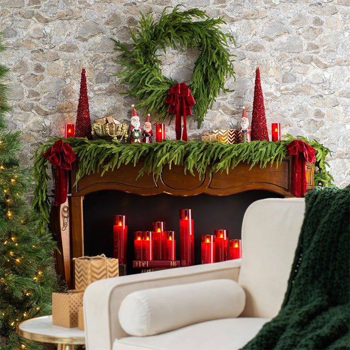 FirVana™ Luxe Garland — Wrap Your Home in Lush, Breathtaking Holiday Warmth Instantly