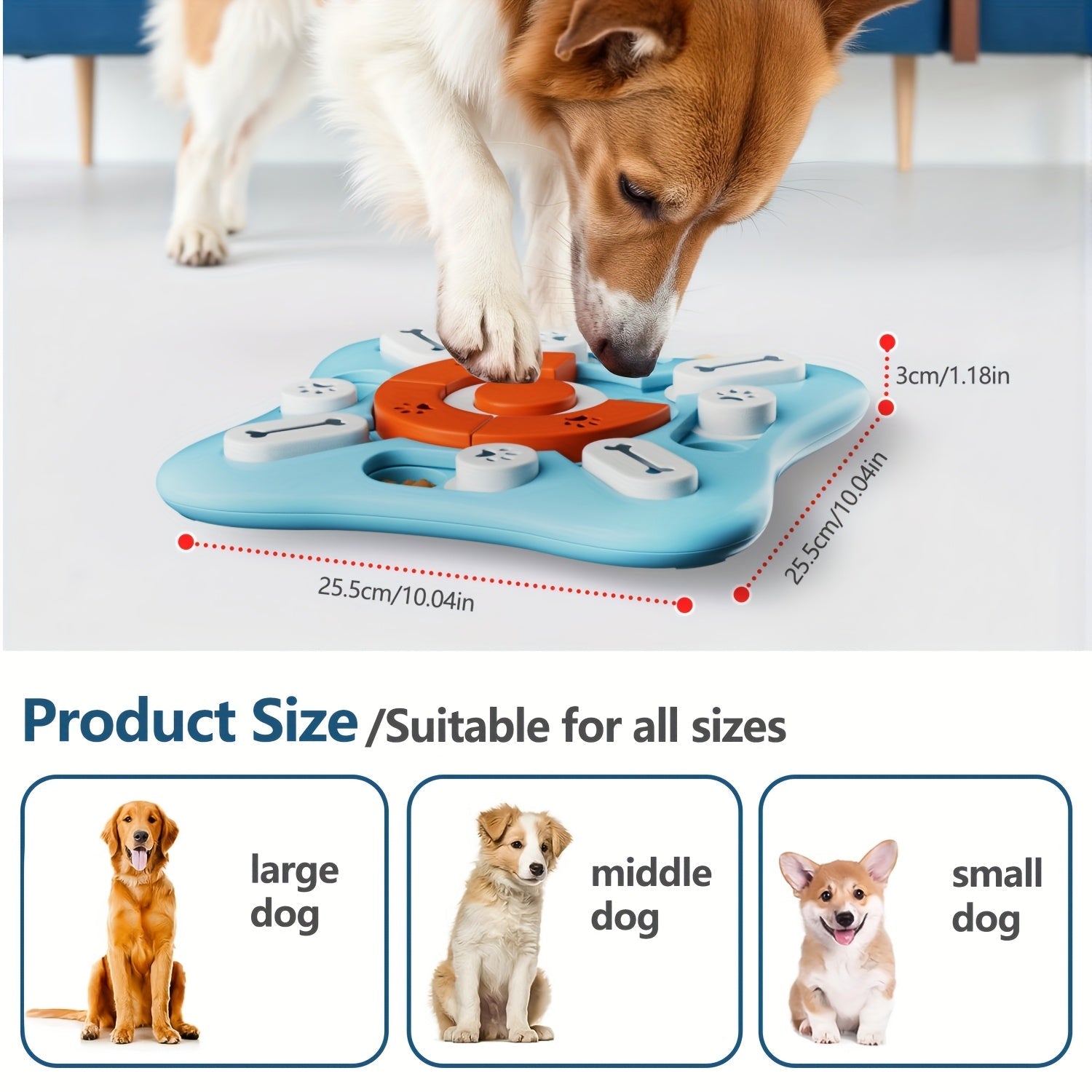 CleverCanine Puzzle Feeder – Engaging Slow Feeding Toy for Dogs