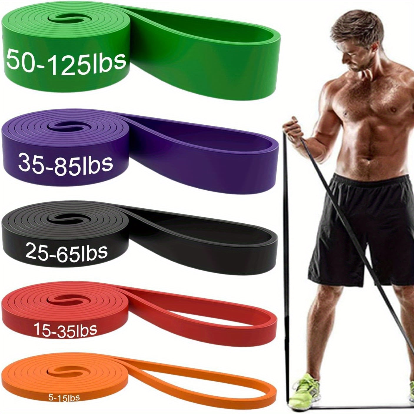StrengthPro Bands – All-in-One Resistance Bands for Workouts