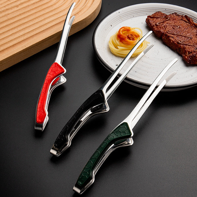 SteadyGrip – Premium Stainless Steel Tongs for Effortless Cooking