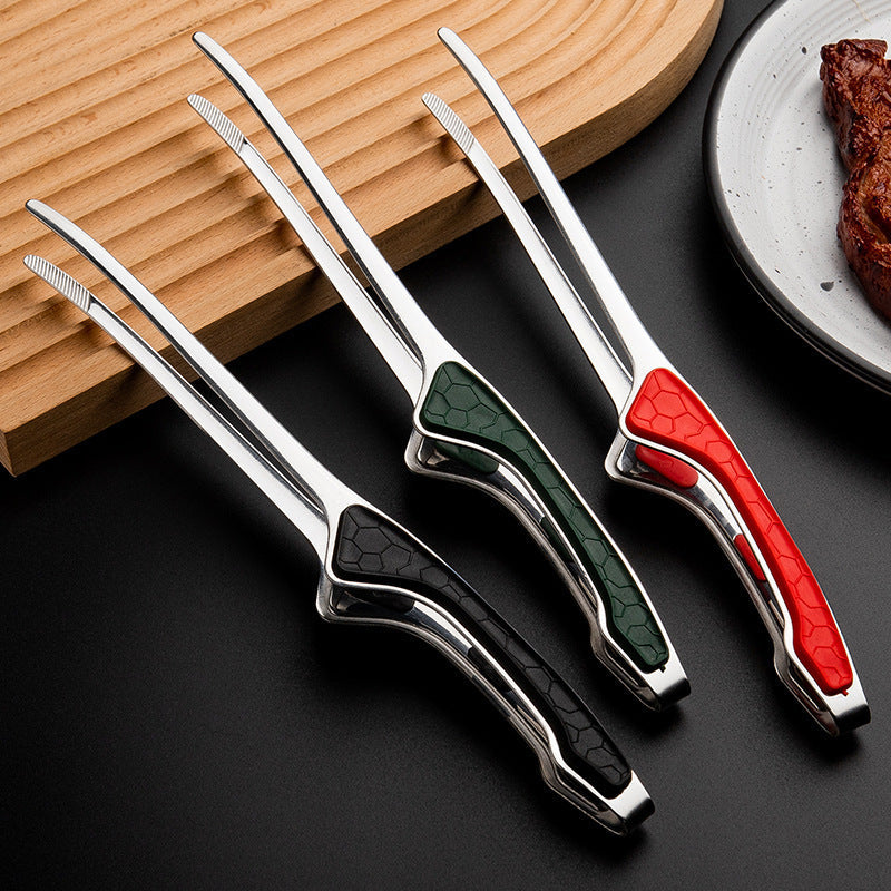 SteadyGrip – Premium Stainless Steel Tongs for Effortless Cooking