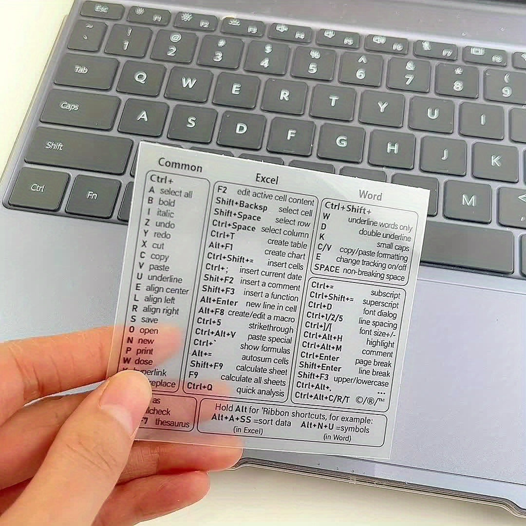 Keyboard Shortcut Overlay for Enhanced Productivity in Excel & Word