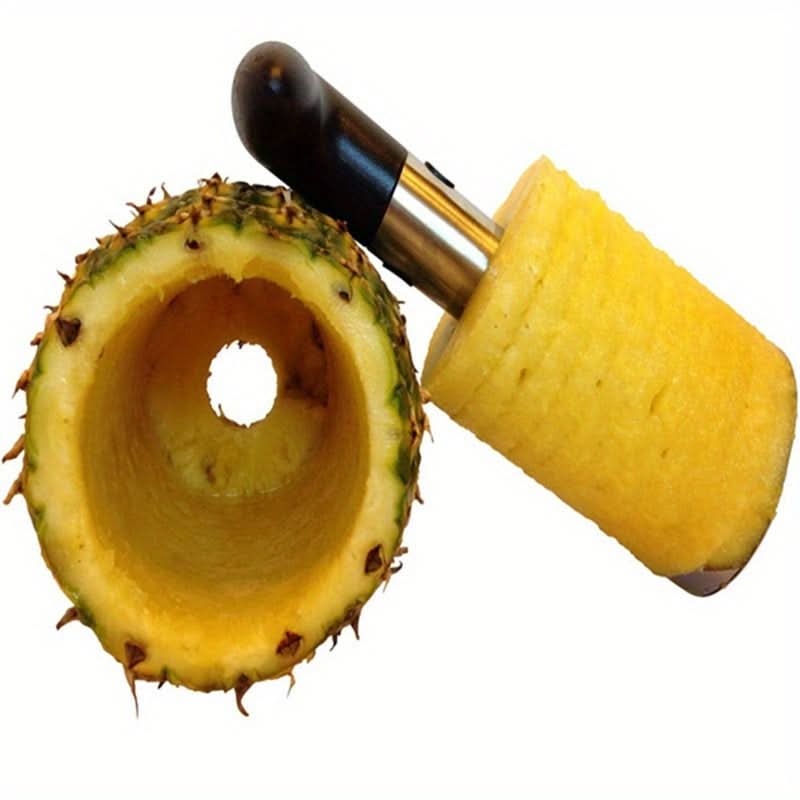 Stainless Steel Tool for Coring and Slicing Pineapples