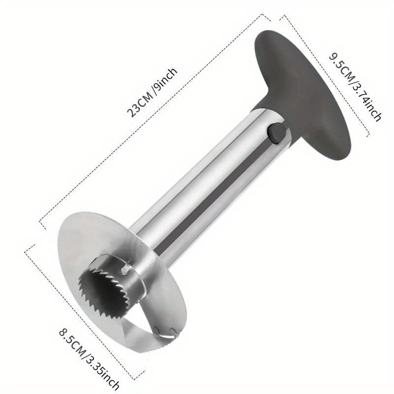 Stainless Steel Tool for Coring and Slicing Pineapples