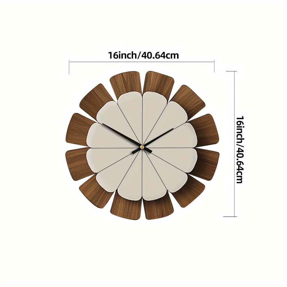 Serenity Circle – Elegant Silent Wooden Wall Clock