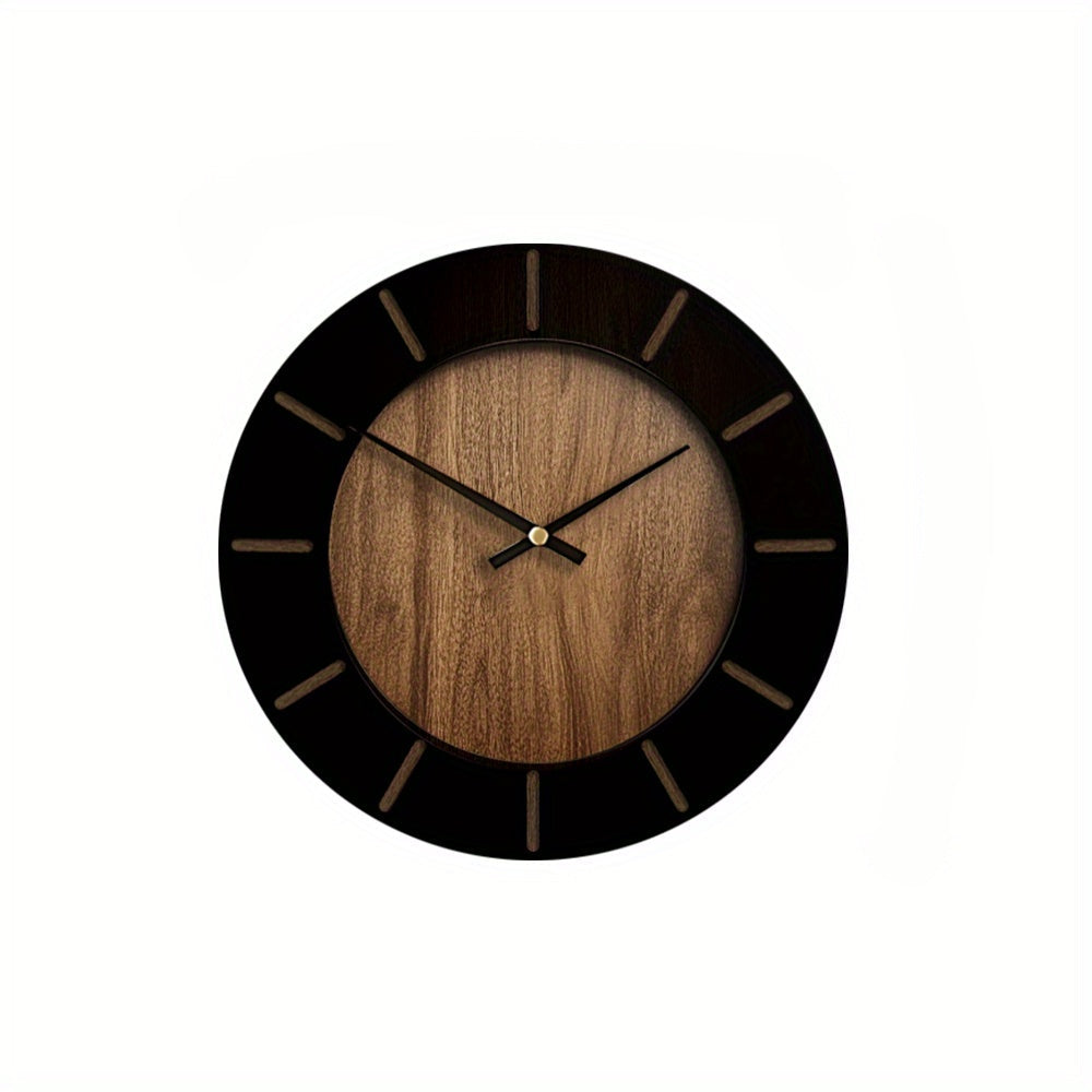 Heritage Timekeeper - Classic Round Wooden Wall Clock