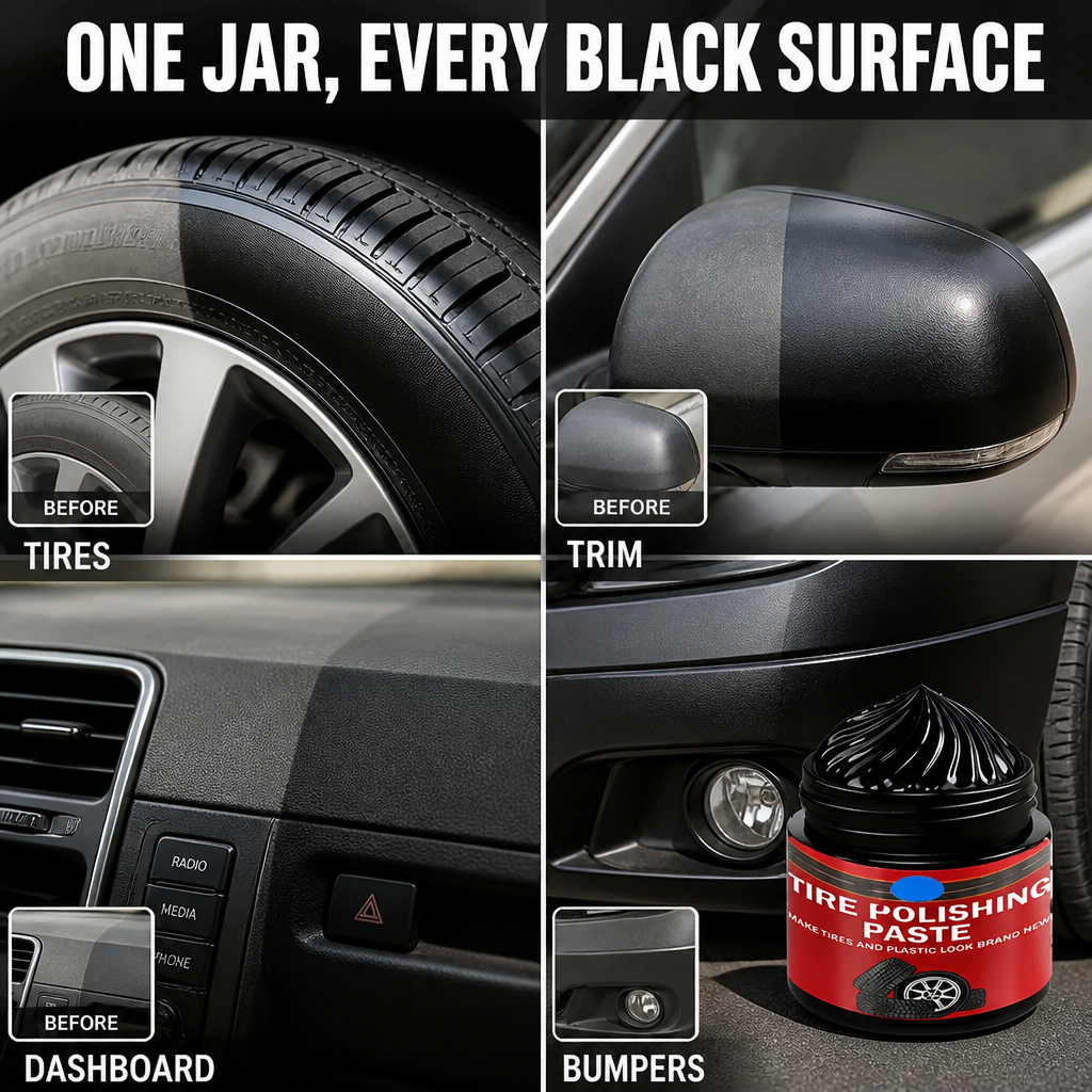 ObsediaBlack™ — Restore Dull Tires to Rich, Freshly-Detailed Black in Minutes