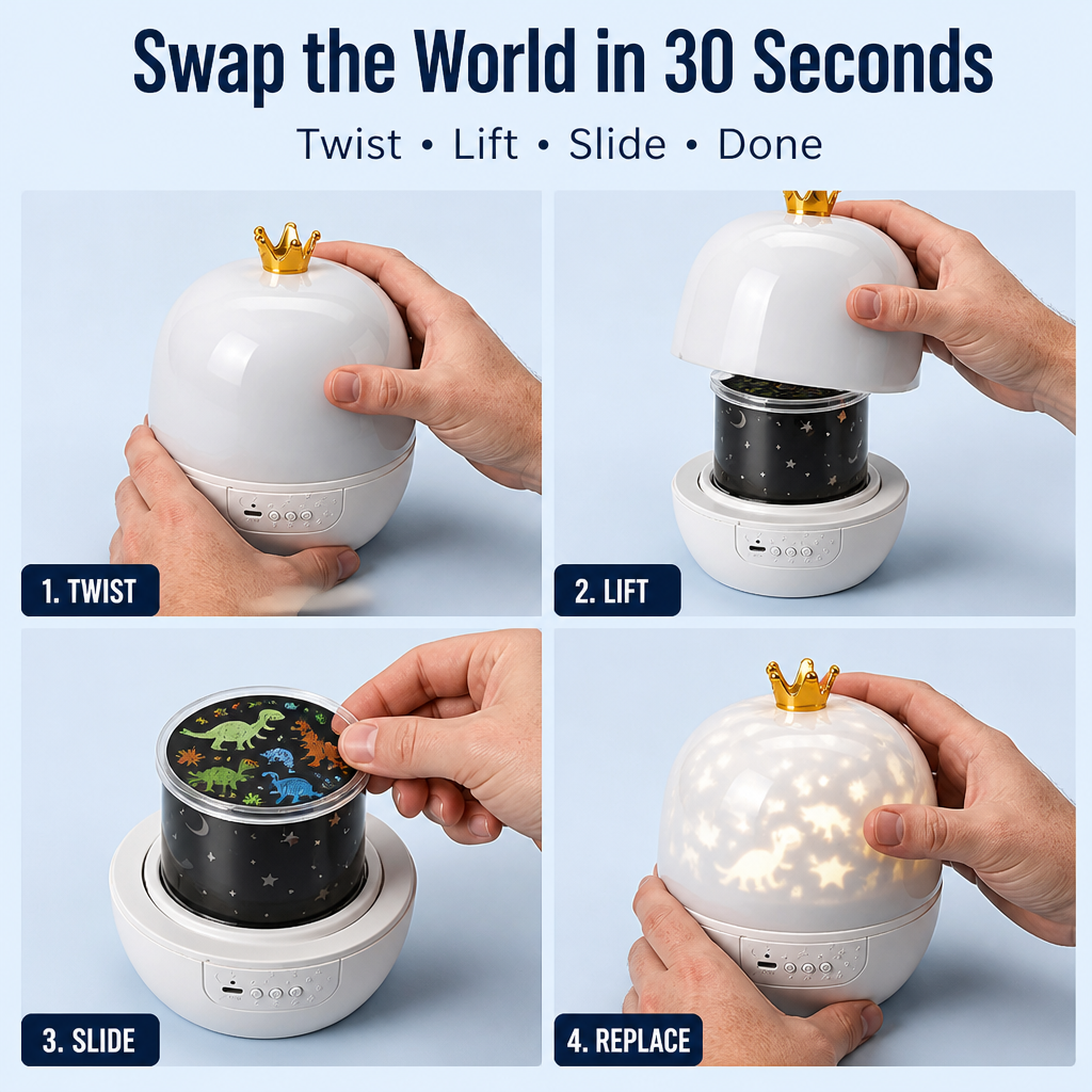 AquaDream™ — Swap Bedtime Fights for Stars on the Ceiling
