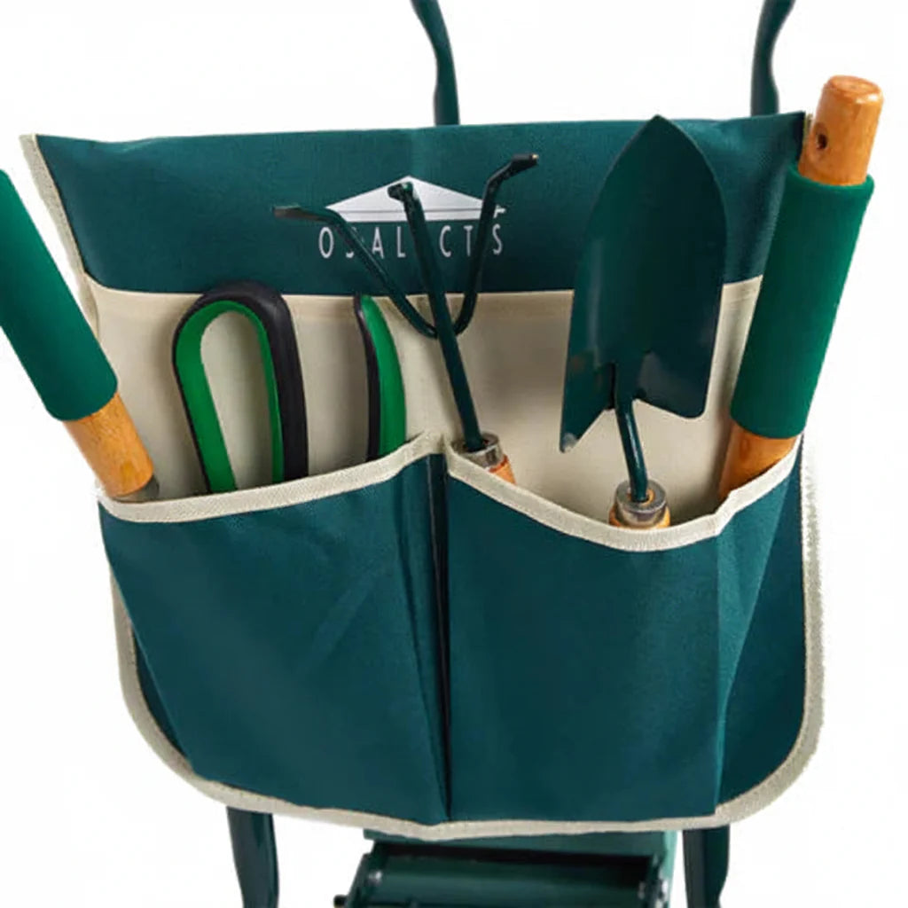 ComfortEase Garden Seat and Kneeling Pad with Tool Storage
