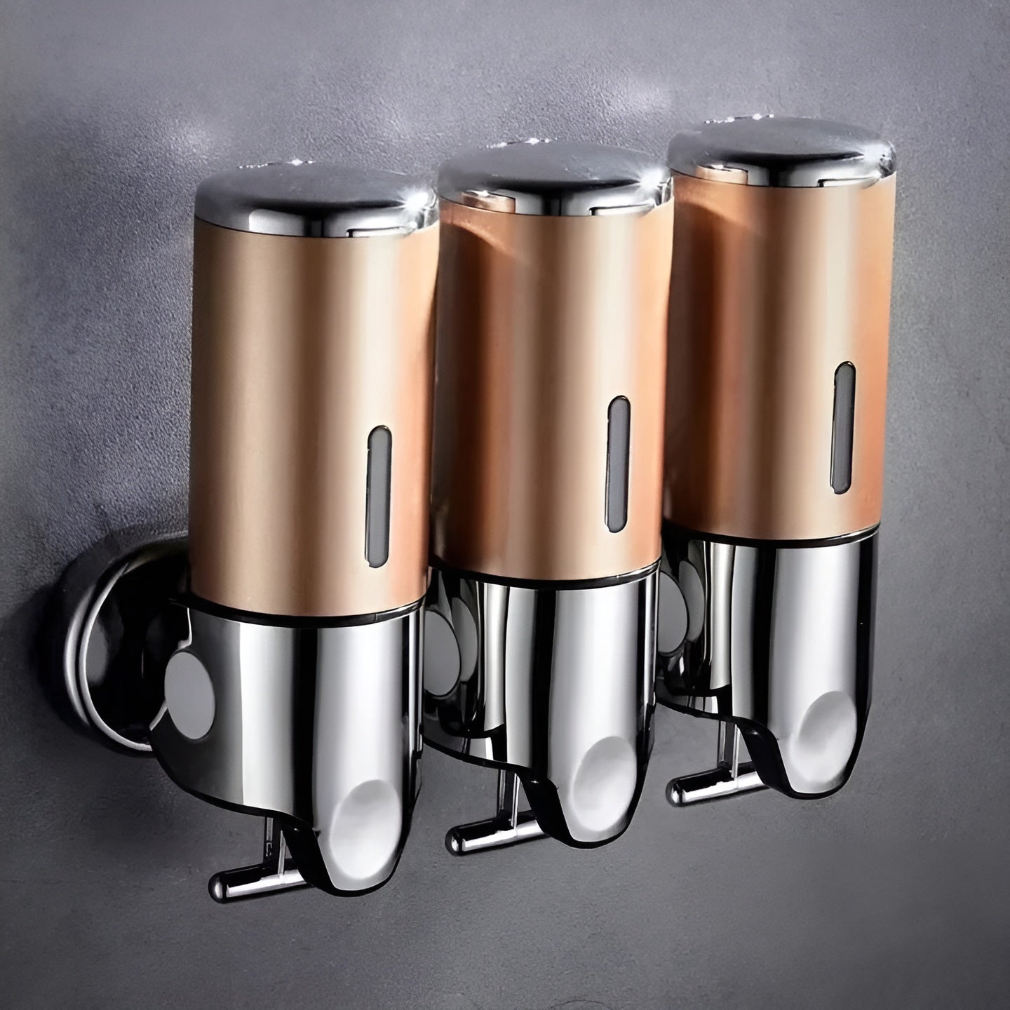Elegant Wall-Mounted Soap Dispenser for a Chic Bathroom