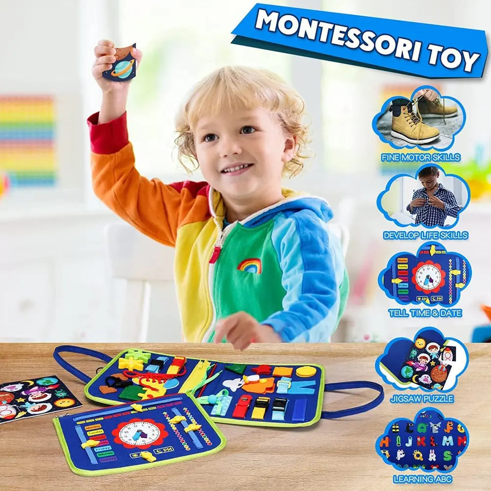 Touch Panel – Montessori Learning Toy for Children’s Motor Skill Development