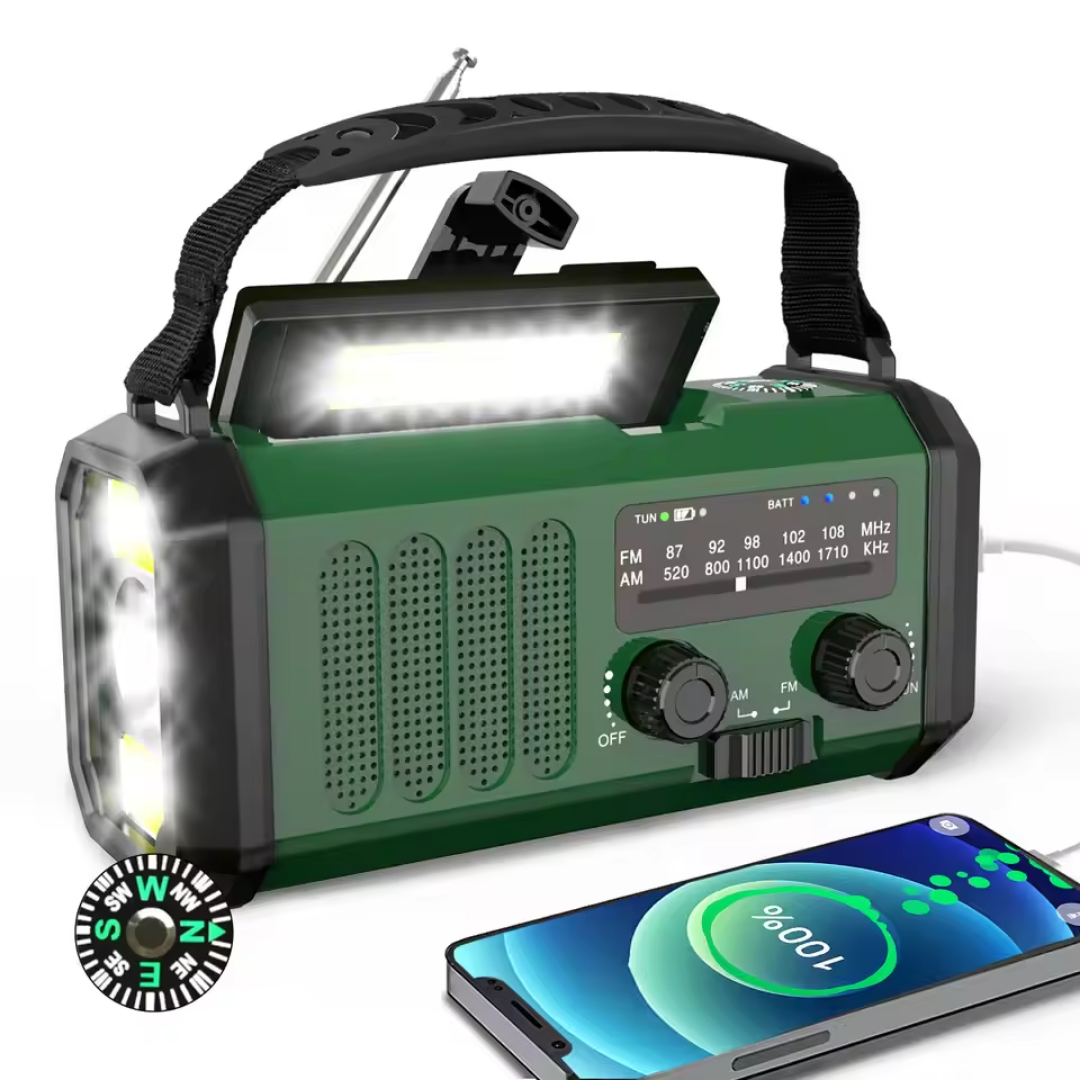 Essential Survival Radio – Hand-Crank & Solar Powered