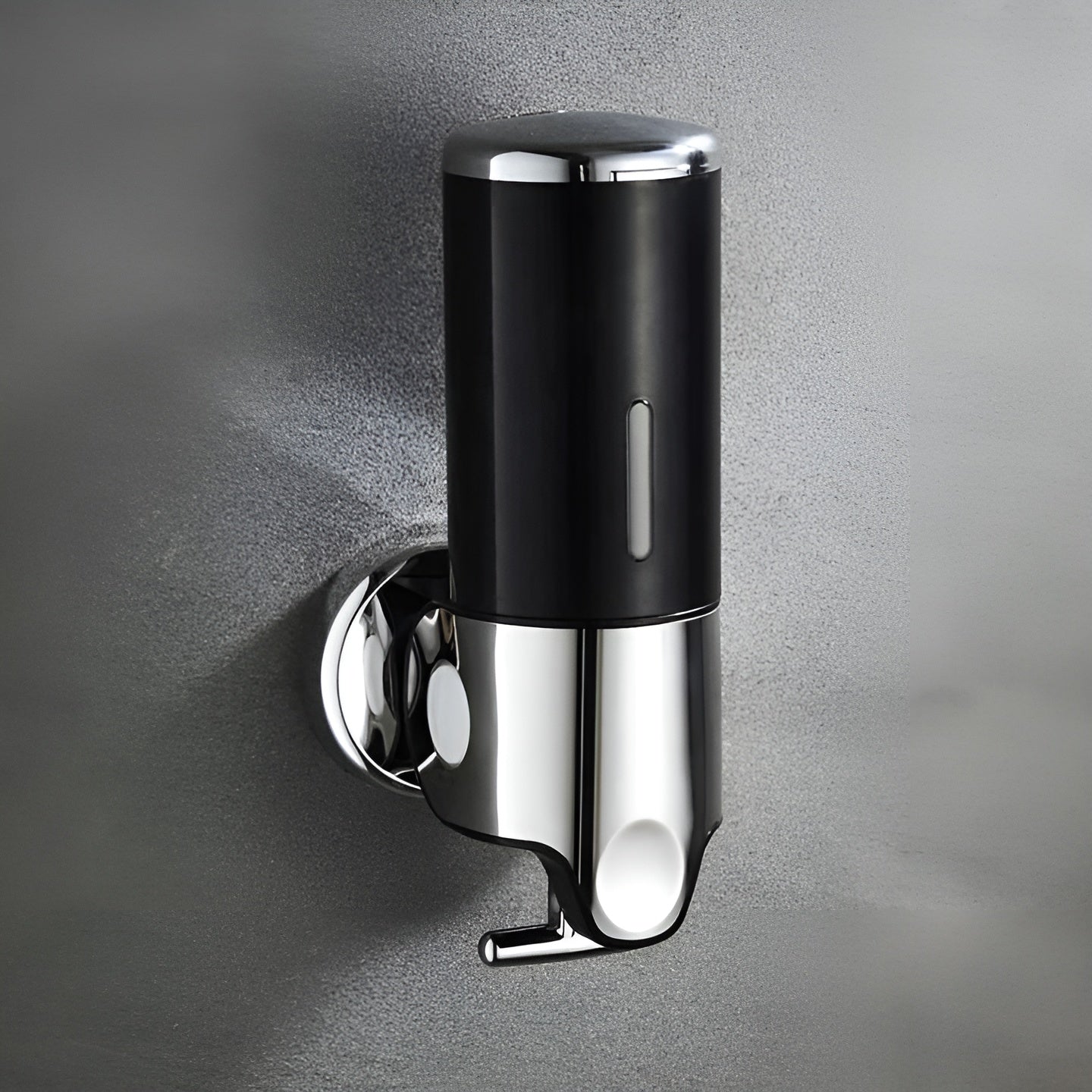 Elegant Wall-Mounted Soap Dispenser for a Chic Bathroom