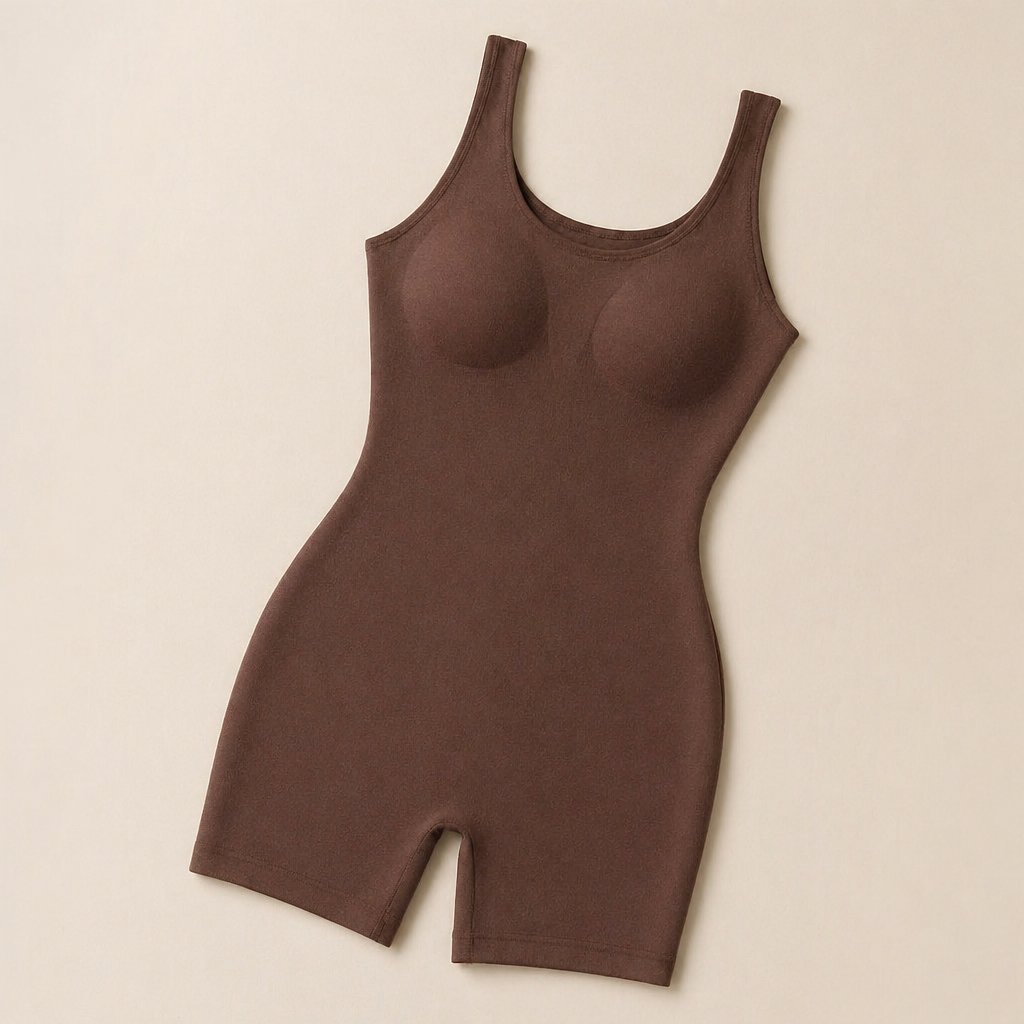 LunaContour™ – Smooth Full-Body Shaping Bodysuit with Mid-Thigh Seamless Control