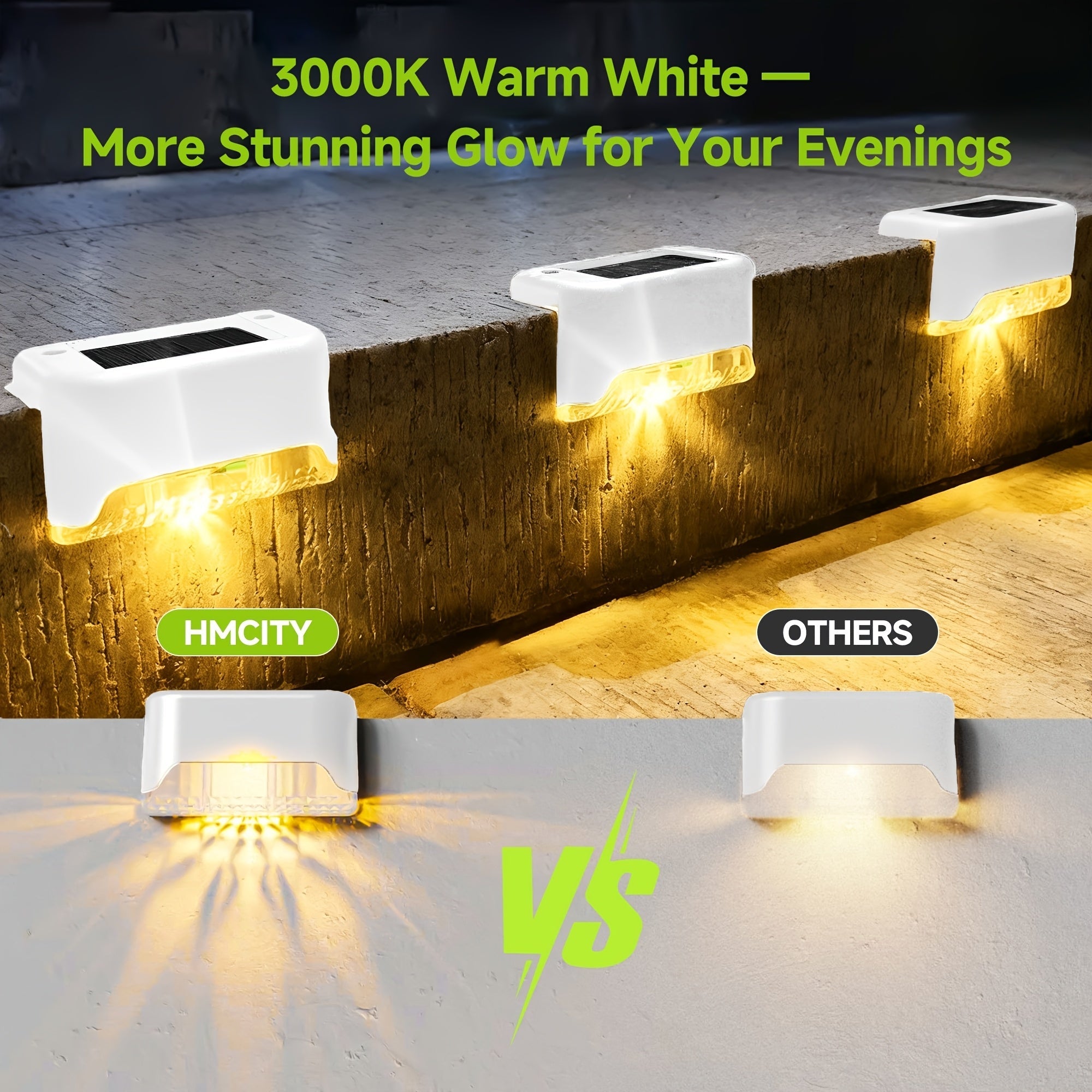 Illuminate Your Outdoors: 8-Piece Solar Pathway Light Set