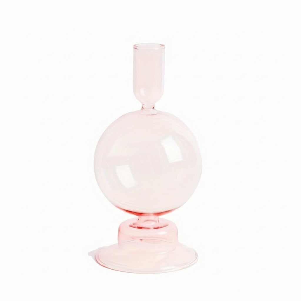 Elegant Glass Candle Holder and Vase for Modern Decor