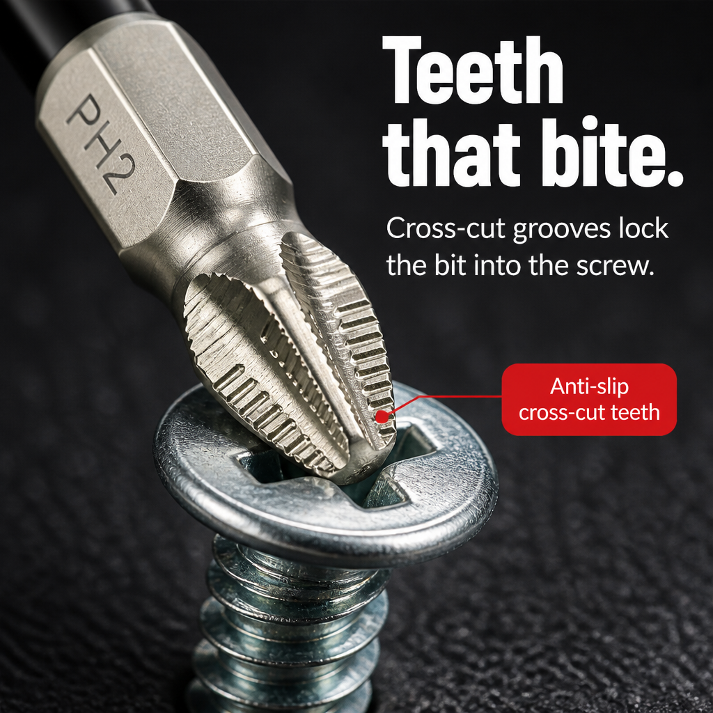 TitanBit Pro™ — Power Through Stripped Screws Without Bit Slips or Breakage