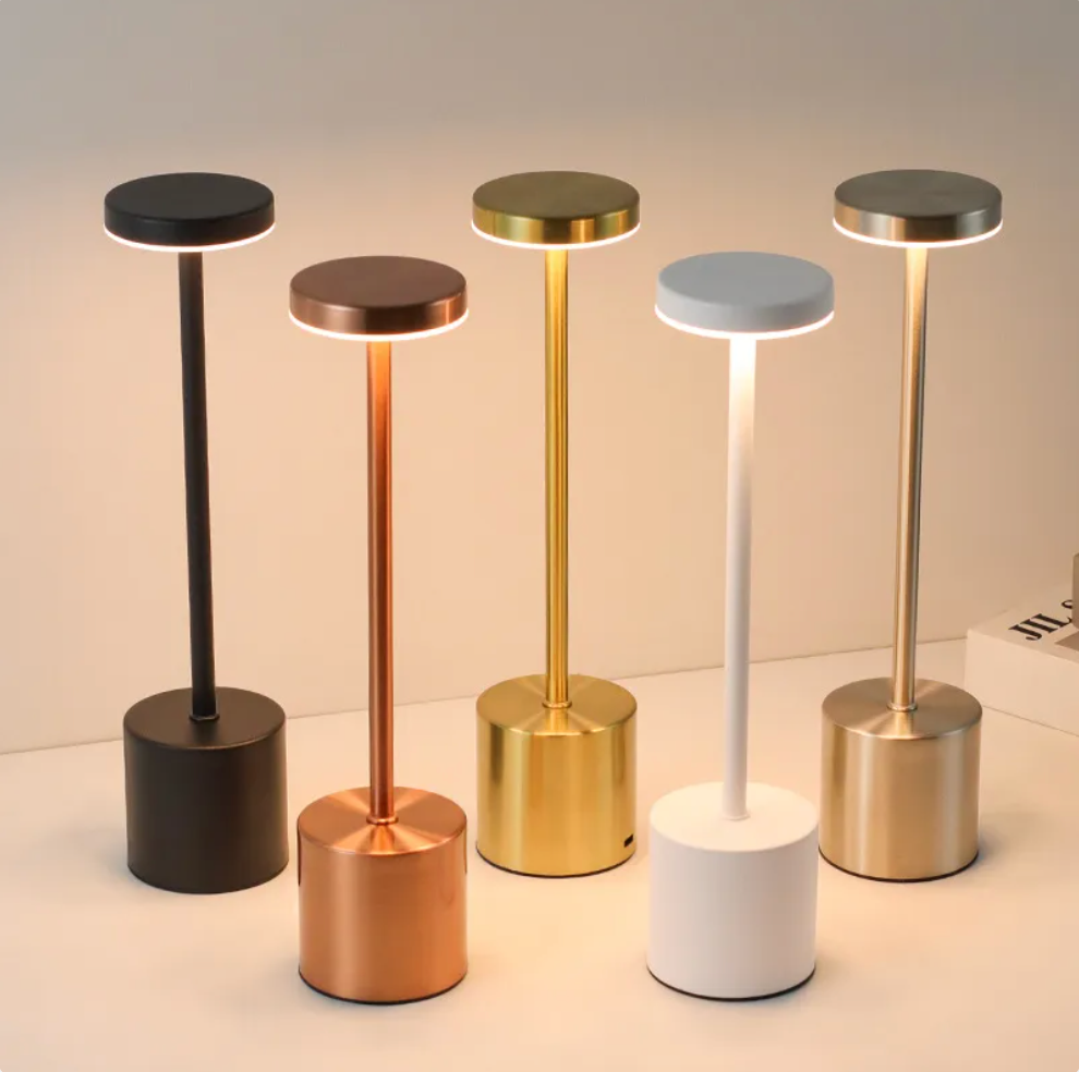 LumiShine - LED Desk Lamp USB Rechargeable Wireless with 3 Color Modes