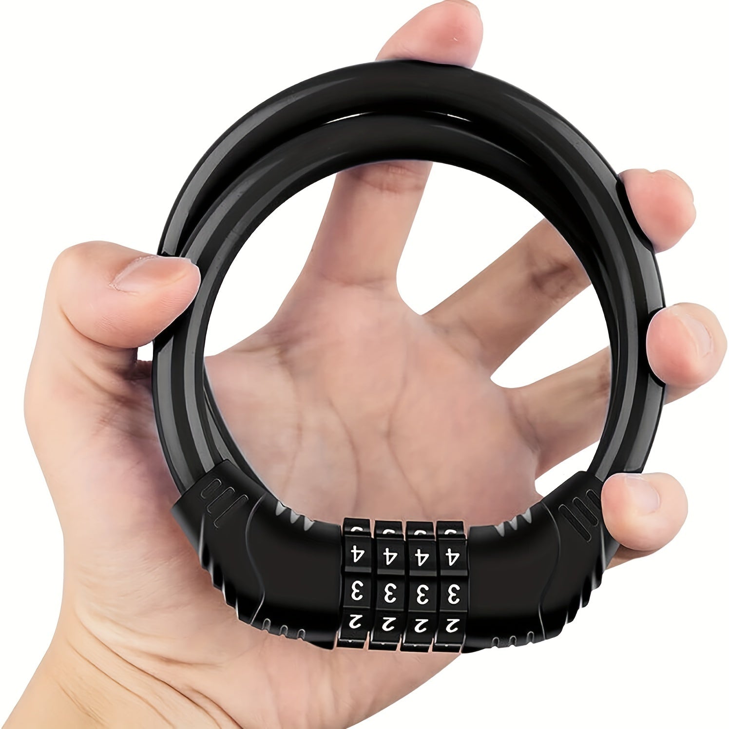 SecureFlex - Heavy-Duty Steel Cable Lock with Custom Code Access