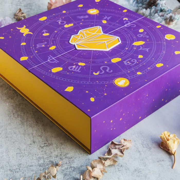 MoonlitAura™ Crystal Countdown Box — Ignite Your Soul with 31 Days of Daily Magic and Mystical Wonder