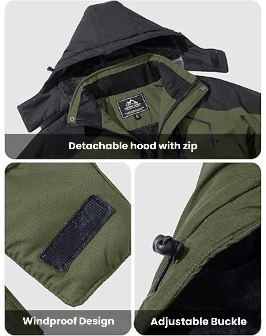 All-Weather Insulated Jacket – Wind & Water Resistant