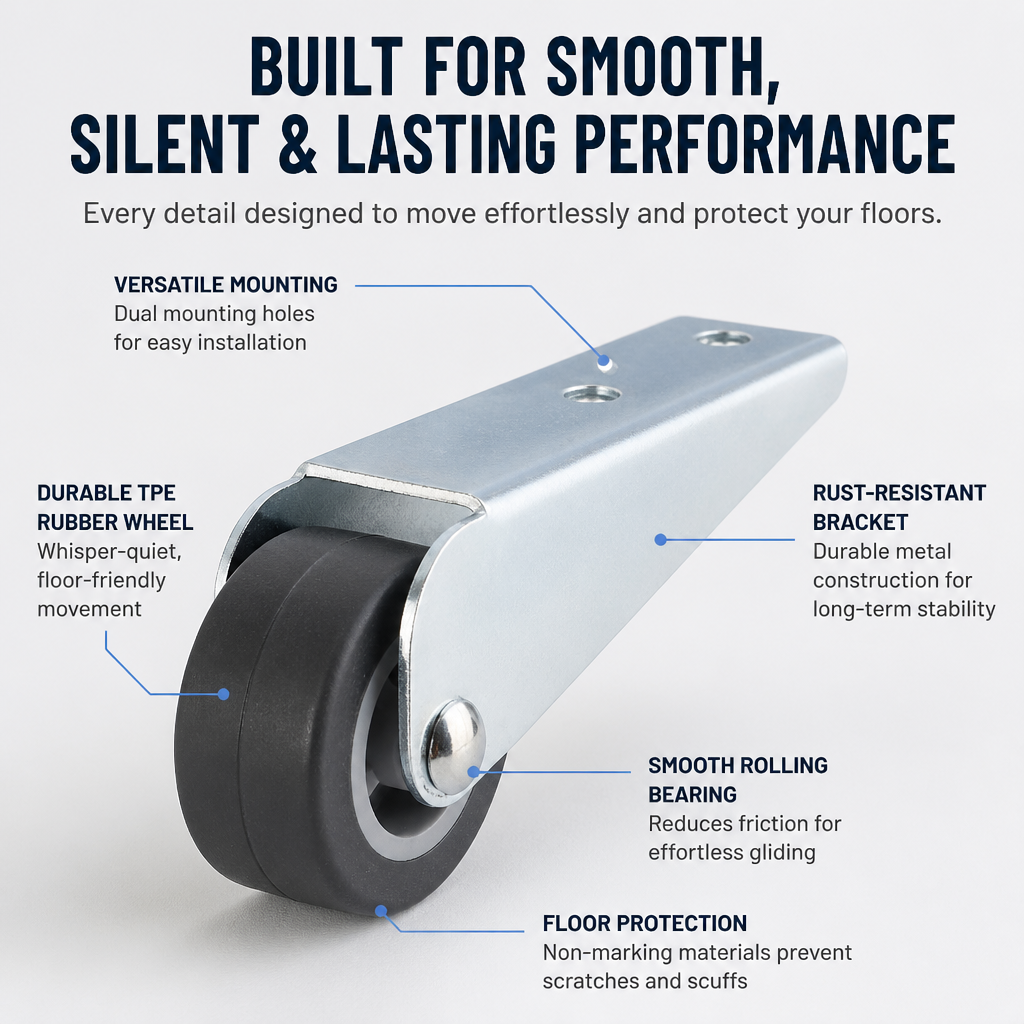 GlideSure™ — Transform Your Furniture Into a Whisper-Quiet, Effortless Mover
