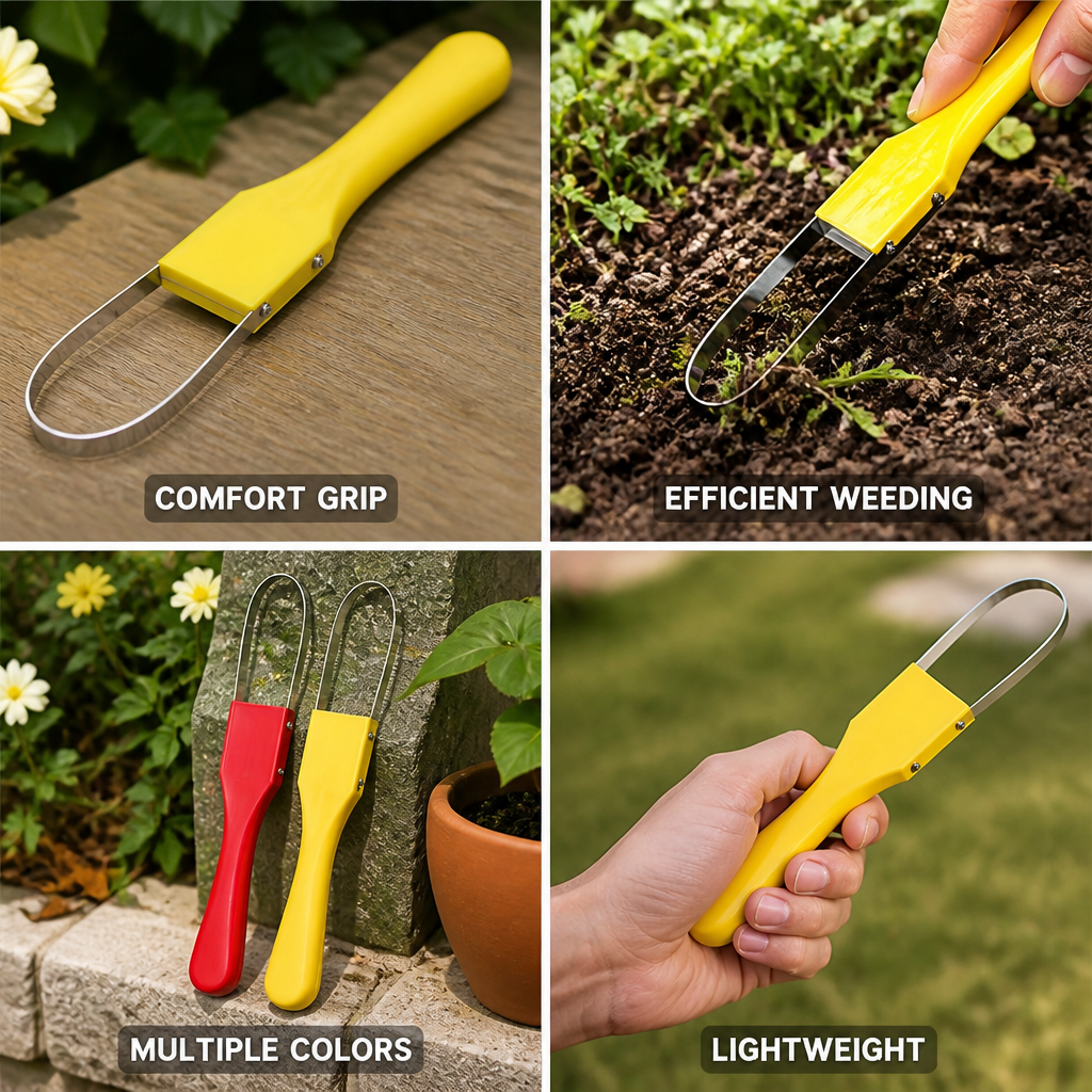Ergonomic Lightweight Hand Loop Weeder