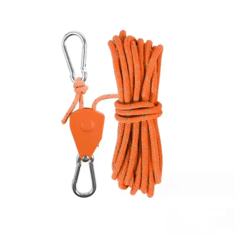 Windproof Tension Rope with Reflective Thread – 1+1 Offer for Outdoor Gear