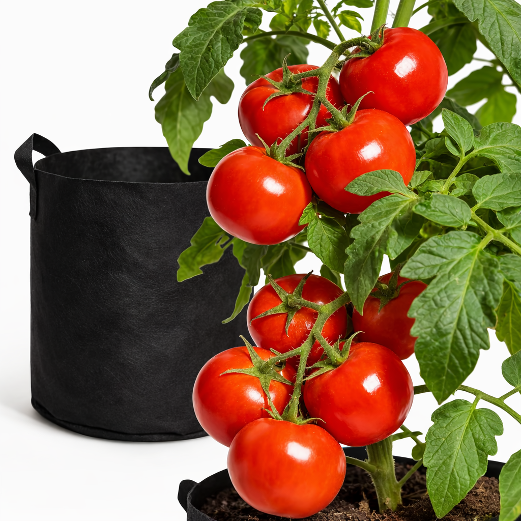 EcoGrow Fabric Planter Bags for Thriving Root Systems