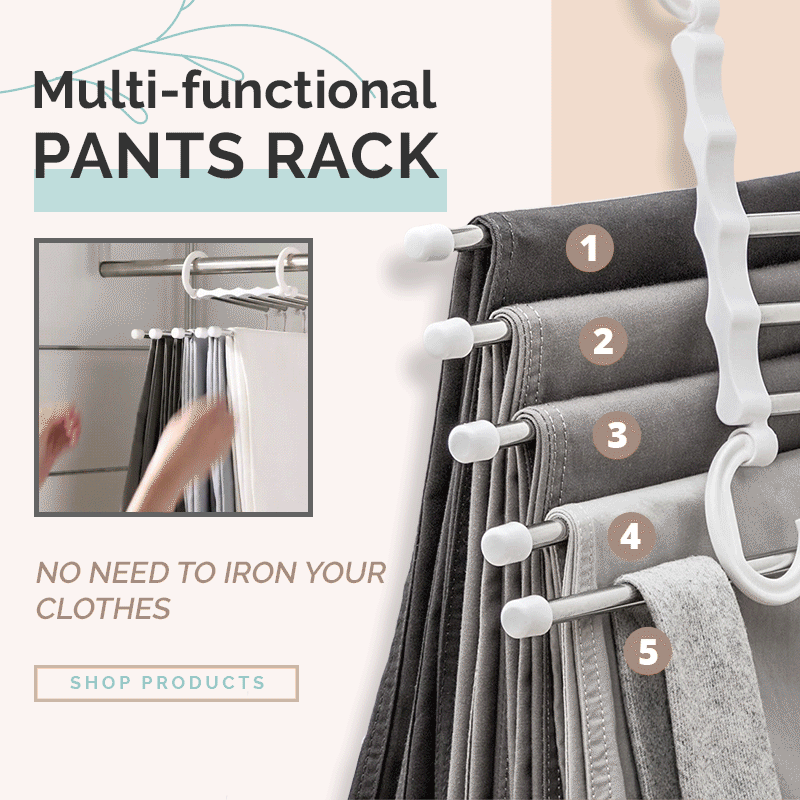 VersaHang™ Metal Pants Organizer — Effortless Closet Order That Keeps Your Clothes Perfectly Pressed