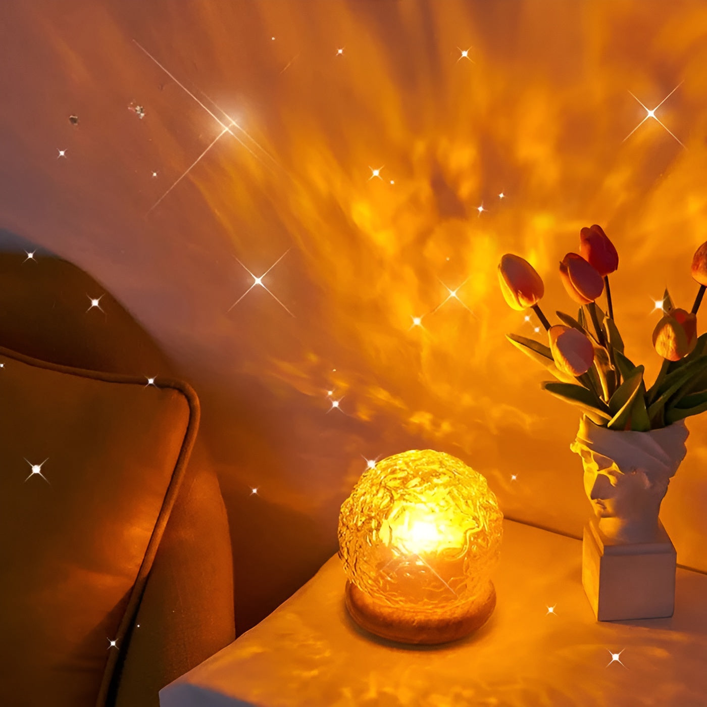 CalmWave Light Projector – Tranquil Illumination for Any Space