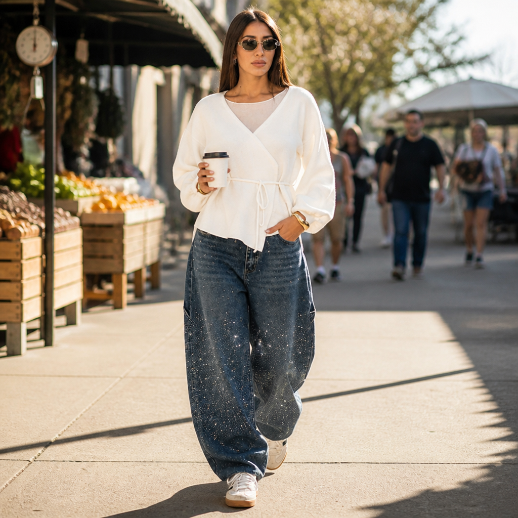 LustraDenim™ — Unleash Radiant Confidence in Jeans That Move and Shine with You