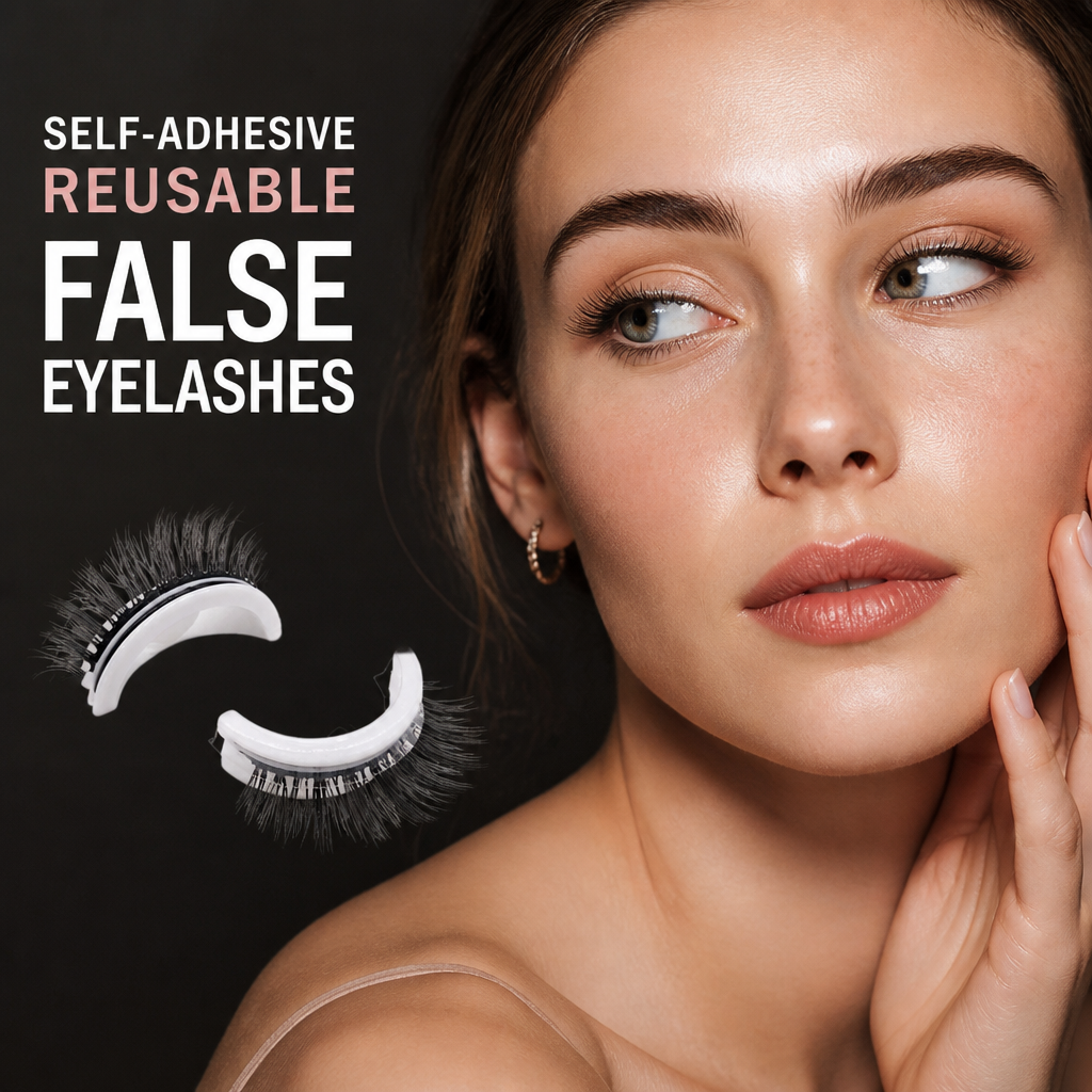 Self-Adhesive Reusable False Eyelashes
