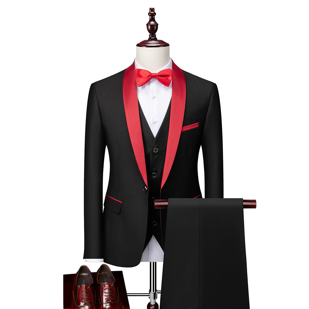 Men's Tailored Three-Piece Suit | Modern Slim Fit